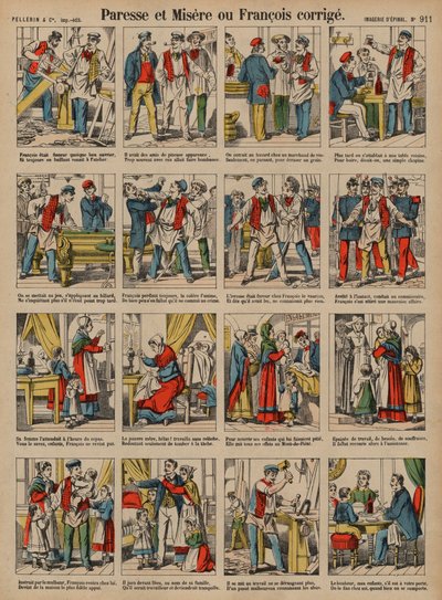 Faulheit und Elend, oder Francois korrigiert von French School