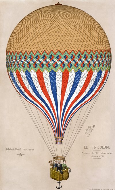 Le Tricolore, veröffentlicht 1874 von French School