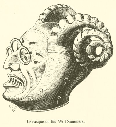 Der Helm des Narren Will Summers (Stich) von French School