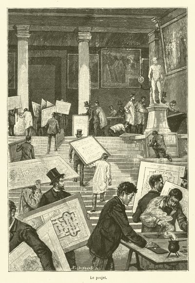 Das Projekt (Gravur) von French School
