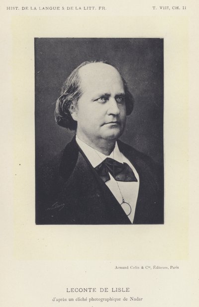 Leconte De Lisle von French School