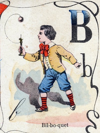 Buchstabe B: Bilboquet von French School