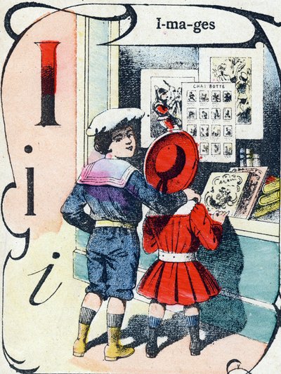 Buchstabe I: Bilder von French School