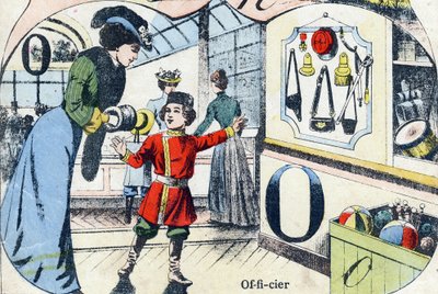 Buchstabe O: Offizier von French School