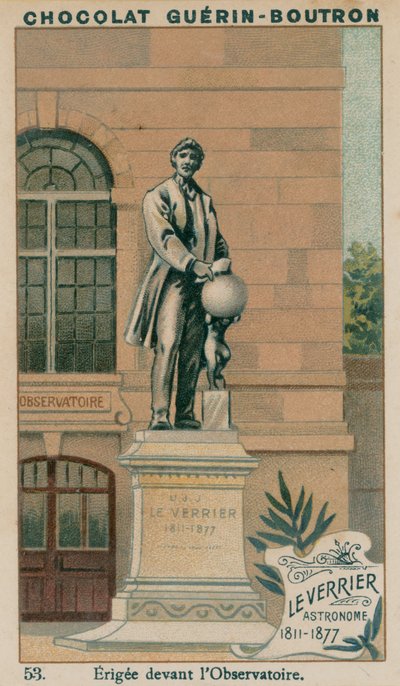 Leverrier, Astronom, 1811-1877, errichtet vor dem Observatorium von French School