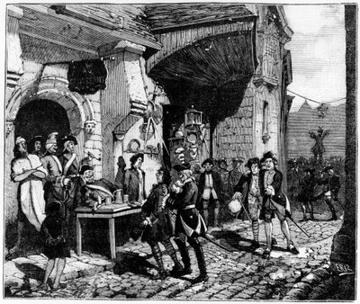 Das Leben in Paris unter Ludwig XV.: Die Anwälte lauerten auf die jungen und naiven Provinzler, die zu den Krähen gingen von French School