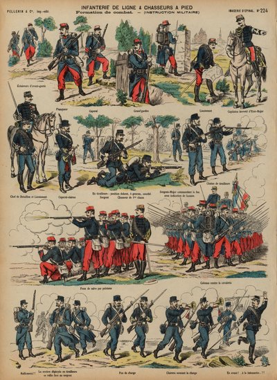 Linieninfanterie und Jäger der französischen Armee von French School