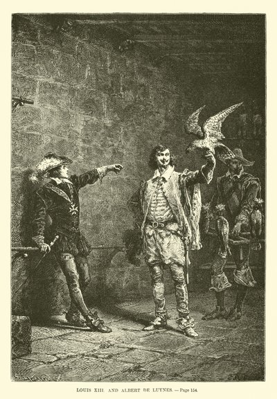 Ludwig XIII. und Albert de Luynes von French School
