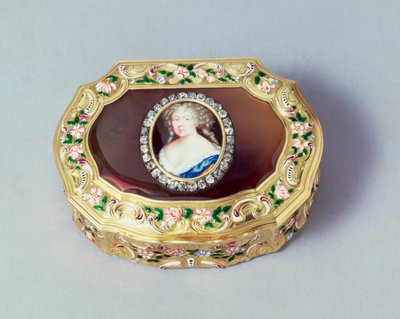 Louix XV ovale Schnupftabakdose, von Gabriel Gallois, Paris, 1738 von French School