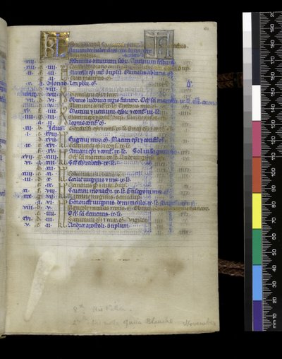 MS 300 f.XIIr, aus dem Psalter und Stundenbuch der Isabella von Frankreich, Paris, ca. 1265-70 von French School