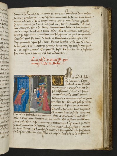 Seite aus Cent Nouvelles Nouvelles, ca. 1461-62 von French School