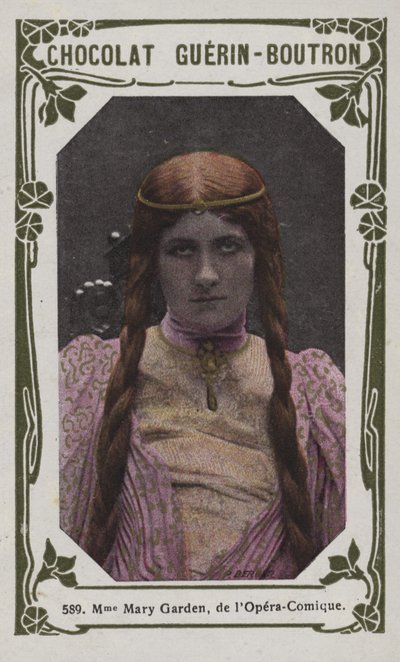 Madame Mary Garden, von der Opéra-Comique von French School