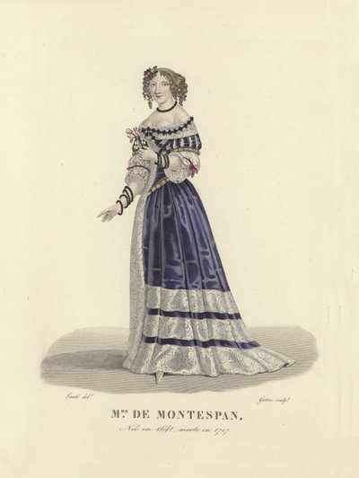Madame de Montespan, Mätresse von König Ludwig XIV. von Frankreich von French School