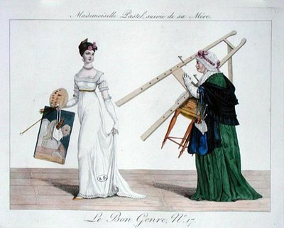 Mademoiselle Pastel gefolgt von ihrer Mutter, Tafel 17 aus 
