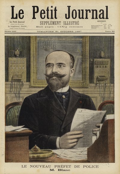 Marie-Charles Blanc, neuer Polizeipräfekt von Paris, 1897 von French School