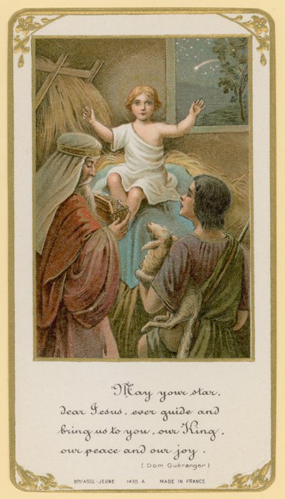 Maria, dein Stern, lieber Jesus, führe uns immer zu dir, unserem König, unserem Frieden und unserer Freude von French School