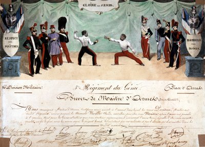 Meister des Waffen-Zertifikats, 3. Regiment der Ingenieure von French School