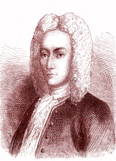 Mathieu DUTILH, französischer Physiker, starb 1715 (Elektrizität, Blitzableiter) von French School