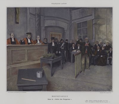 Mounet-Sully in der "Greve des Forgerons" von French School