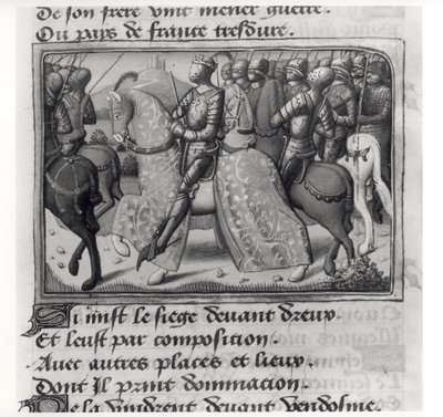 Ms.Fr.5054 fol.26 r Karl VII. und Jeanne d