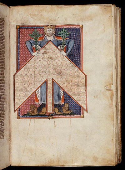 Ms. 262, f.71r: Baum der Verwandtschaft aus Gratians Decretum, ca. 1300 von French School