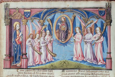 Engel, aus der Apokalypse des Johannes von French School