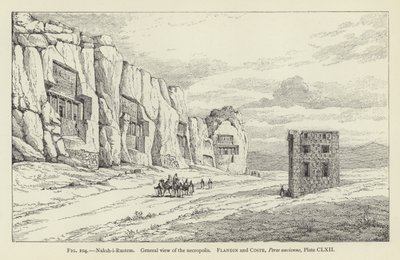 Naksh-i-Rustem, Gesamtansicht der Nekropole von French School