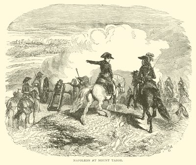 Napoleon am Berg Tabor (Stich) von French School