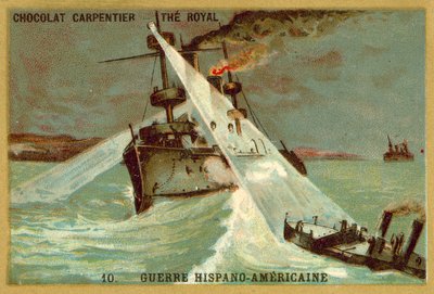 Seeschlacht, Spanisch-Amerikanischer Krieg von French School