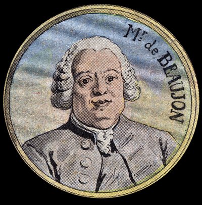 Nicolas Beaujon (1718-1786), französischer Finanzier und Berater von French School