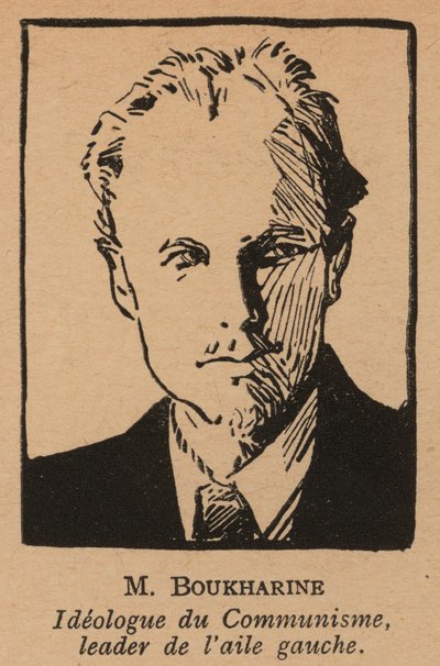 Nikolai Bucharin, russischer bolschewistischer Revolutionstheoretiker und Politiker von French School