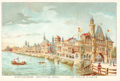Altes Paris, Weltausstellung 1900, Paris von French School
