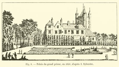 Palais des Großpriors, 1650 (nach I. Sylvestre) von French School