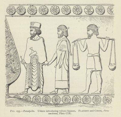 Persepolis, Usher, die Tributträger einführen von French School