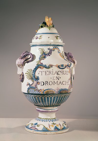 Apothekengefäß (Faience) von French School