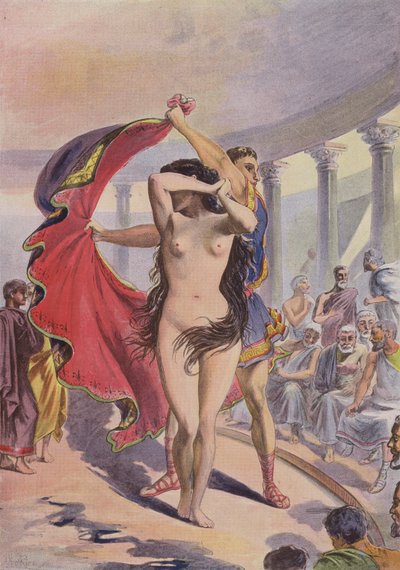 Phryne vor dem Areopag von French School