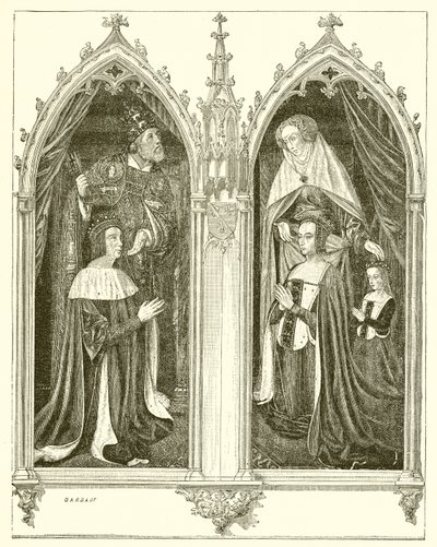 Pierre de Bourbon und Anne de Beaujeu, seine Frau von French School