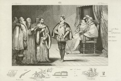 Polnische Botschafter informieren Heinrich, Herzog von Anjou, dass er zum König von Polen gewählt wurde, 1573 von French School