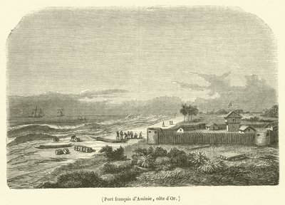 Französischer Hafen von Assinie, Goldküste von French School