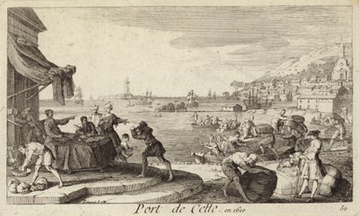 Hafen von Sète, Frankreich von French School