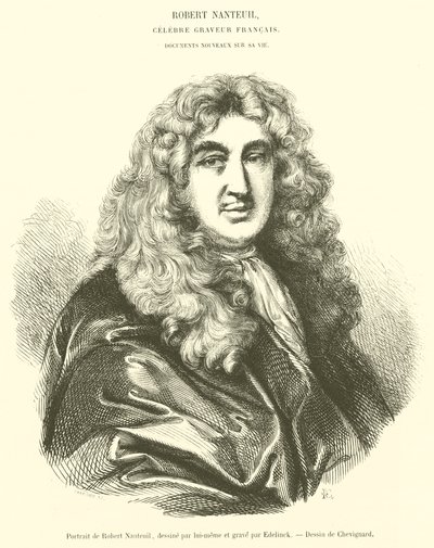 Porträt von Robert Nanteuil (Gravur) von French School