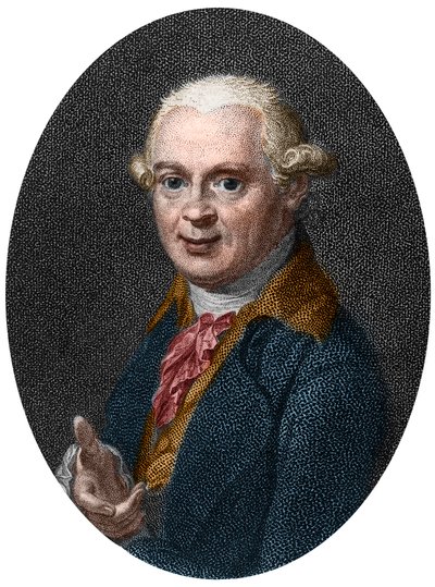 Porträt von Abraham Gottlob Werner (1750-1817), deutscher Geologe von French School