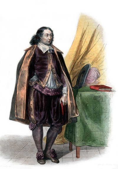Porträt von Blaise Pascal (1623-1662), französischer Mathematiker und Schriftsteller von French School