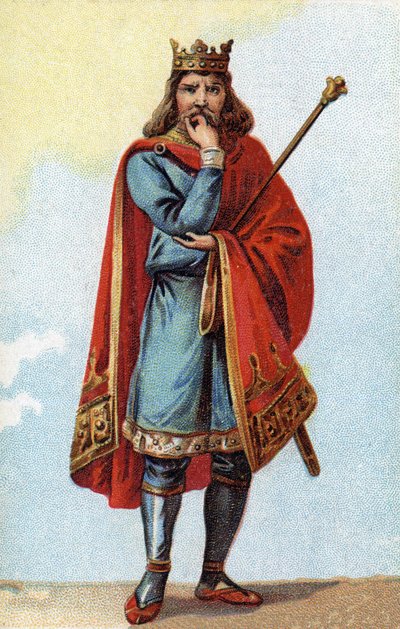 Porträt von Childerich II., König der Franken von 670 bis 673. von French School