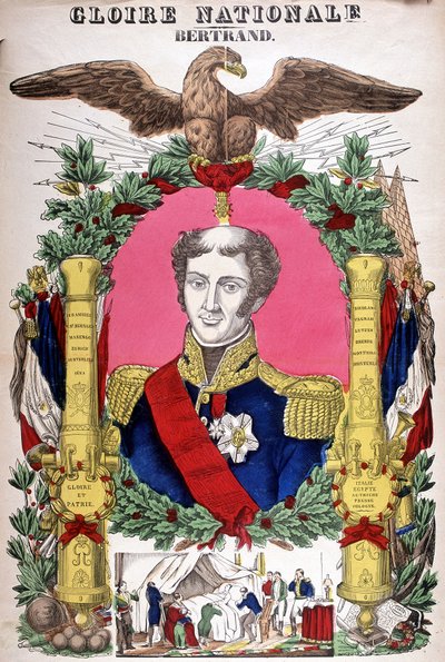 Porträt von Graf Bertrand (1773 - 1844), französischer General. Bild von Epinal von French School
