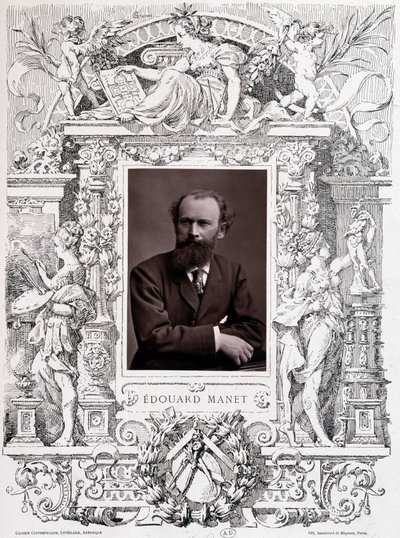 Porträt von Edouard Manet von French School