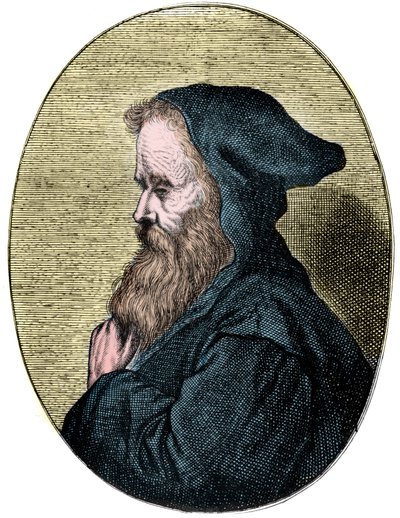 Porträt von Empedokles (gest. 490 v. Chr.), griechischer Philosoph von French School