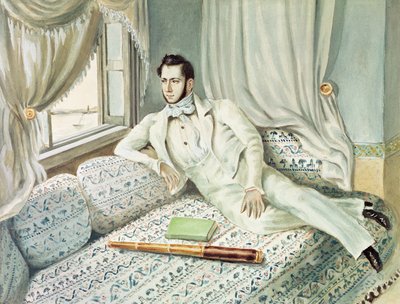 Porträt von Ferdinand de Lesseps zur Zeit seines Vizekonsulats in Alexandria, ca. 1832 von French School