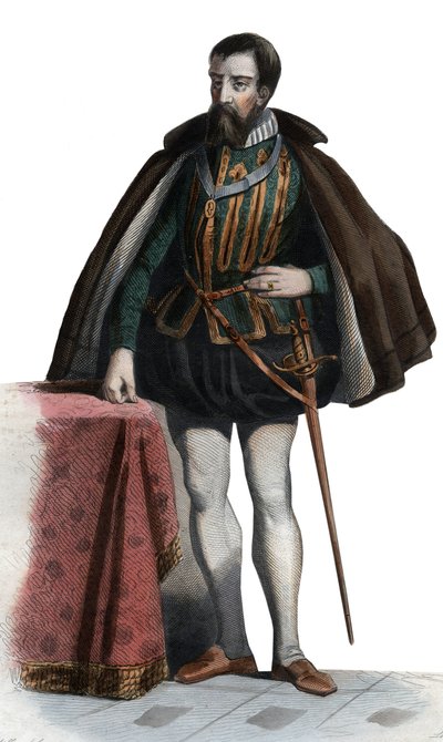 Porträt von Franz I. von Lothringen (1519-1563), Herzog von Guise, Herzog von Aumale, französischer Soldat und Politiker von French School