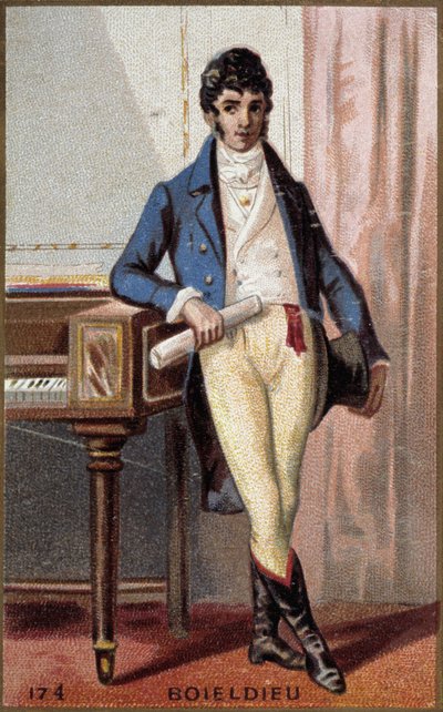 Porträt von François Adrien Boieldieu (1775-1834), französischer Komponist. von French School
